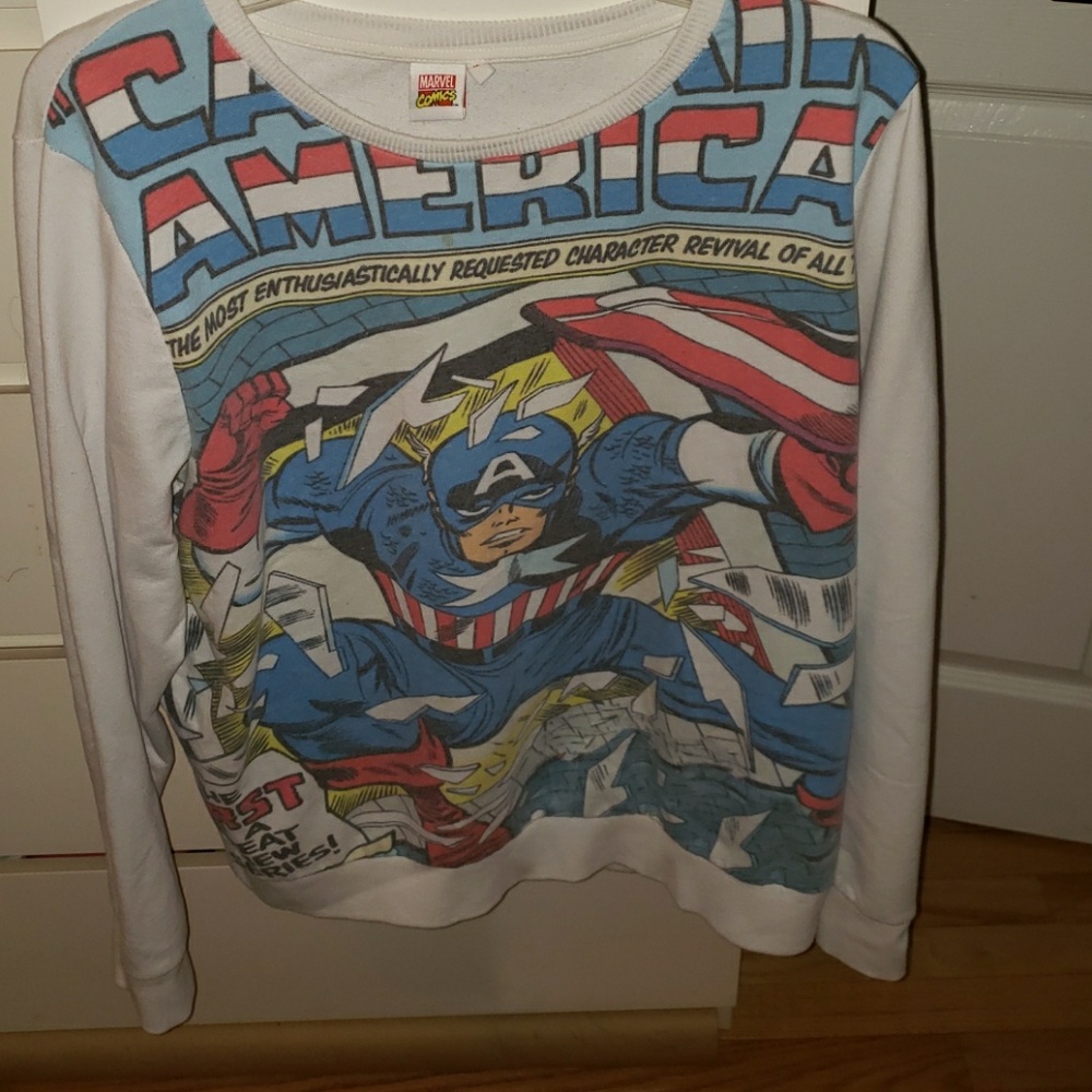 marvel comic sweater